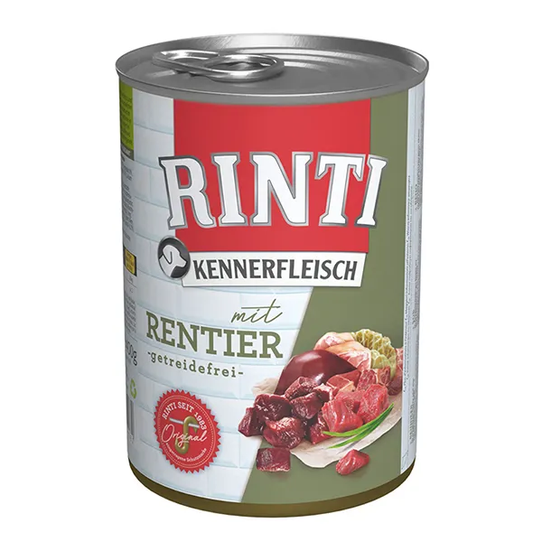 Rinti Kennerfleisch с олениной, беззерновой, влажный корм для собак, Kennerfleisch — фото 1