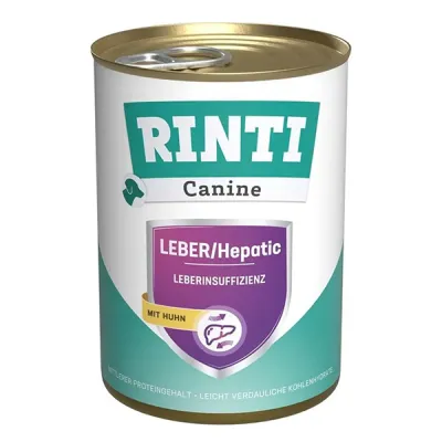 Rinti Canine Veterinary Hepatic корм влажный для собак с заболеваниями печени, курица, банка, Rinti Canine Veterinary Hepatic