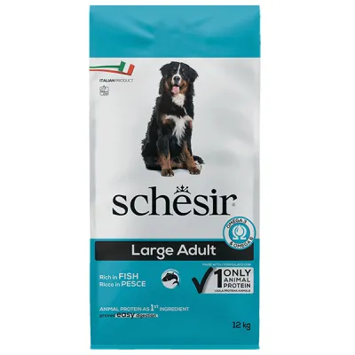 Сухой корм для собак крупных пород Fish Schesir Dog Large Adult