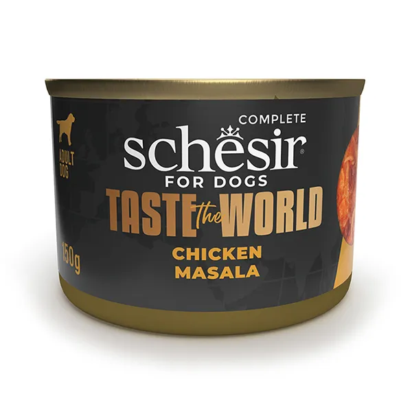 Консервы для собак Шезир курица масала в бульоне Schesir Taste the World Chicken Masala 150г — фото 1