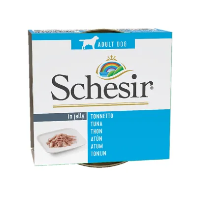Schesir консервы для собак тунец в желе 150г