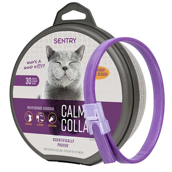 Ошейник успокаивающий с феромонами для кошек, Sentry Calming Collar Good Kitty — фото 1
