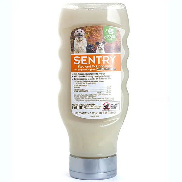 Шампунь от блох и клещей для собак, Sentry Oatmeal Shampoo — фото 1