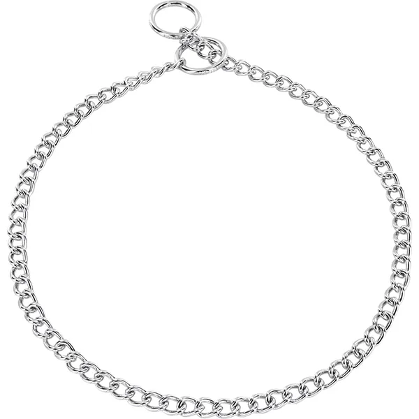 Нашийник для собак, кругла ланка 2 мм, хромована сталь Sprenger Collar Round Link — фото 1