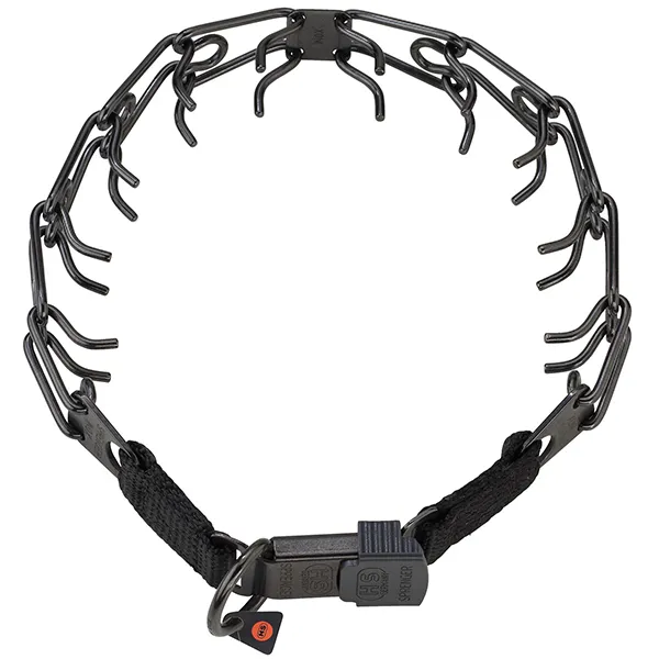 Sprenger Ultra-Plus Training Collar СПРЕНГЕР УЛЬТРА-ПЛЮС ПАРФОРС строгий нашийник для собак, замок ClicLock, воронована нержавіюча сталь — фото 1