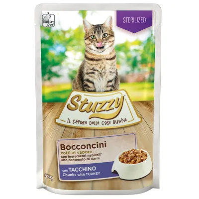 Влажный корм для стерилизованных кошек Stuzzy Cat Sterilized Turkey 85 г