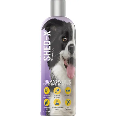 Шампунь проти линьки для собак SynergyLabs Shed-X Shampoo СИНЕРДЖІ ЛАБС
