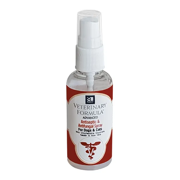 Veterinary Formula CC Antiseptic&Antifungal Spray ВЕТЕРИНАРНА ФОРМУЛА АНТИСЕПТИЧНИЙ і ПРОТИГРИБКОВИЙ дерматокосметичний спрей для собак і котів — фото 1