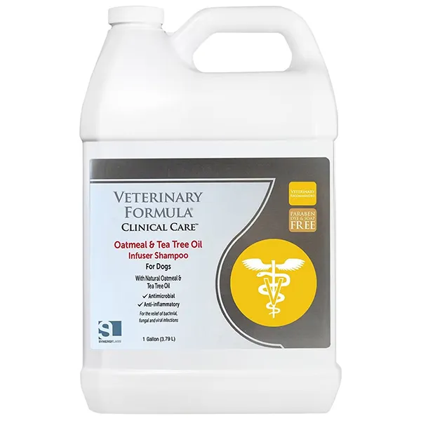 Veterinary Formula CC Clinical Care Oatmeal&Tea Tree Oil Infuser Shampoo ВЕТЕРИНАРНА ФОРМУЛА ЗВОЛОЖУВАЛЬНИЙ шампунь для собак, антибактеріальний, протизапальний — фото 1
