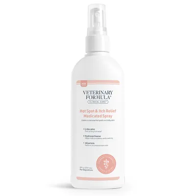 Veterinary Formula Clinical Care Hot Spot&Itch Relief Medicated Spray ВЕТЕРИНАРНА ФОРМУЛА АНТИАЛЕРГЕННИЙ дерматокосметичний спрей від свербежу та подразнення для собак і котів