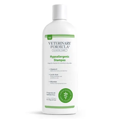 Veterinary Formula Clinical Care Hypoallergenic Shampoo ВЕТЕРИНАРНА ФОРМУЛА ГІПОАЛЕРГЕННИЙ дерматокосметичний шампунь для собак і котів з алергією або чутливою шкірою