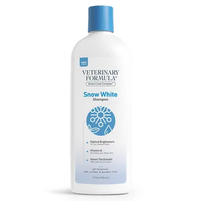 Veterinary Formula SCC Snow White Shampoo ВЕТЕРИНАРНА ФОРМУЛА БІЛОСНІЖНО БІЛИЙ шампунь для собак і котів зі світлою шерстю