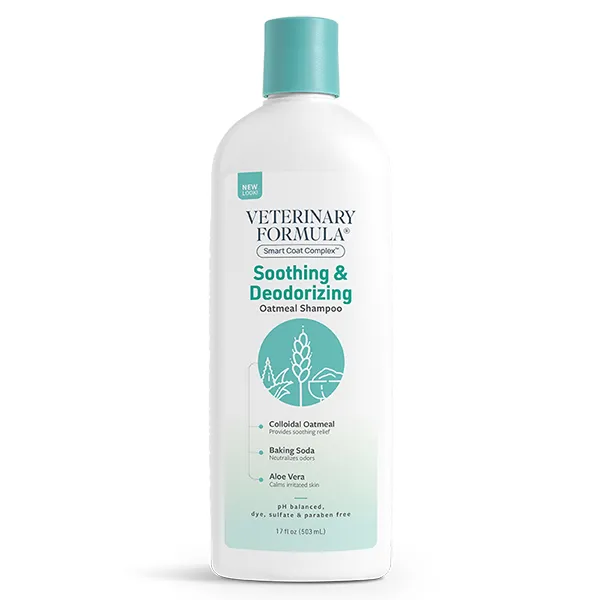 Шампунь для собак и кошек успокаивающий и дезодорирующий Veterinary Formula SCC Soothing & Deodorizing Oatmeal Shampoo — фото 1