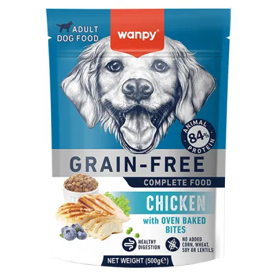 Сухий беззерновий корм для собак Wanpy Adult Dog Grain Free Chicken ВАНПІ