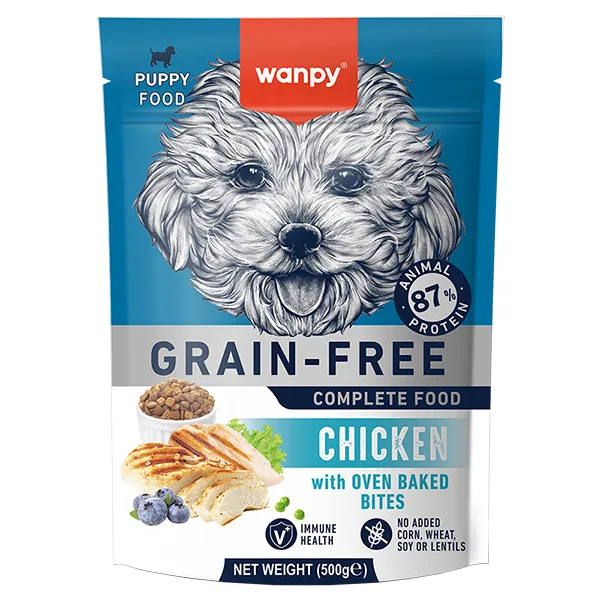 Сухий корм для цуценят беззерновий, курка, Wanpy Puppy Grain Free Chicken — фото 1