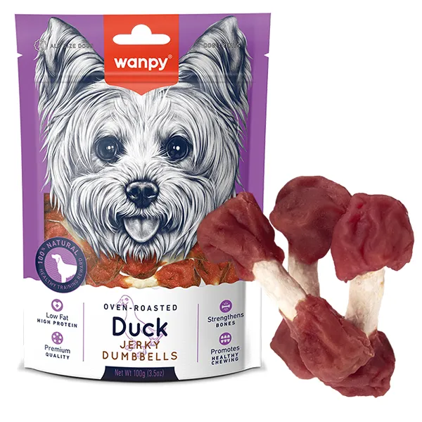 Лакомства для собак Wanpy Duck Jerky Dumbbells — фото 1