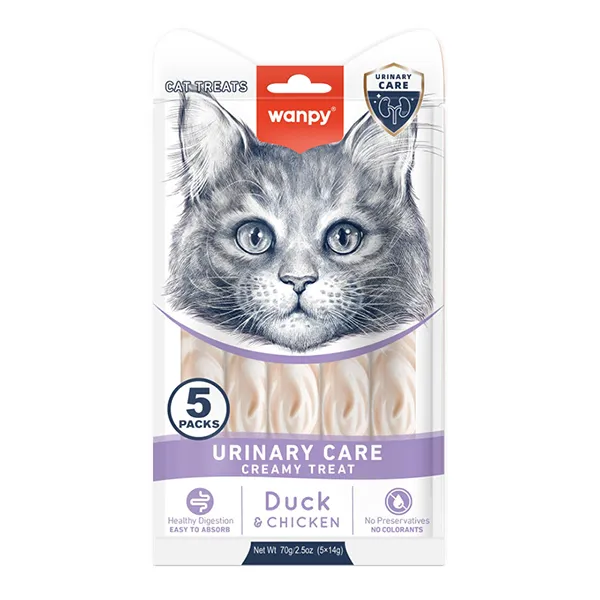 Функциональные жидкие лакомства для кошек Wanpy Urinary Care — фото 1