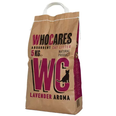 Наповнювач для котячого туалету, поглинальний, Who Cares WC Lavander
