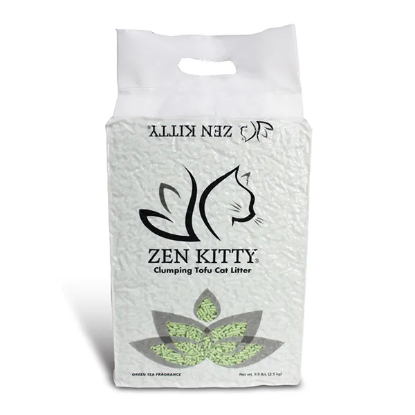 Наполнитель для кошачьего туалета ZenKitty Clumping Tofu Green Tea, комкующийся — фото 1