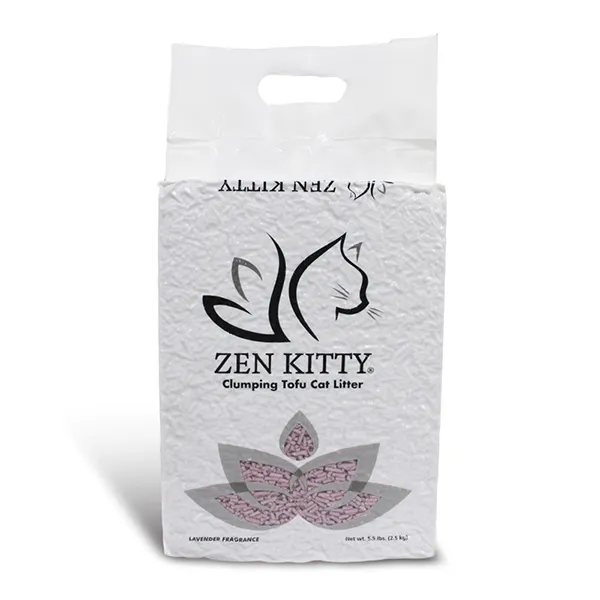 Наполнитель для кошачьего туалета ZenKitty Clumping Tofu Lavender, комкующийся — фото 1