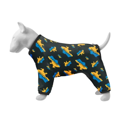 Ветровка для собак WAUDOG Clothes, рисунок "Дом"