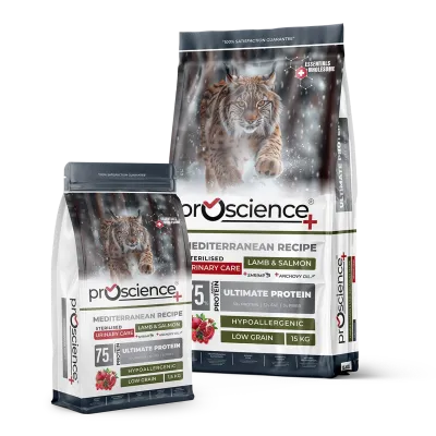 Сухий корм для котів ProScience Sterilised Cat Lamb & Salmon