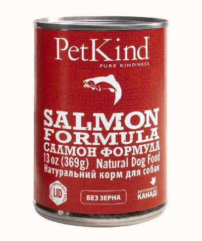 Влажный корм (консерва) для собак PetKind Salmon Formula с лососем