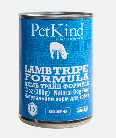 Влажный корм (консерва) для собак PetKind Lamb Tripe Formula с новозеландским ягненком, мясом канадской индейки