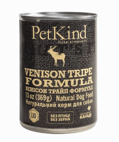 Влажный корм (консерва) для собак PetKind Venison Tripe Formula с говядиной, рубцом, олениной