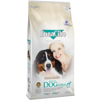 Сухий корм для собак BonaCibo Adult Dog Form Senior/Overweight Chicken