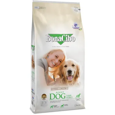 Сухий корм для собак BonaCibo Adult Dog Lamb & Rice