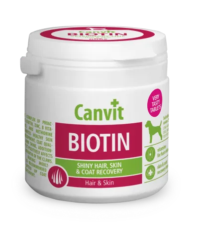 Кормова добавка для собак Canvit Biotin