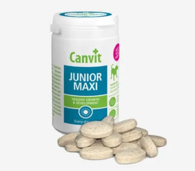 Кормова добавка для собак Canvit Junior Maxi