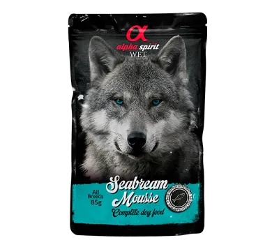 Влажный корм (пауч) для собак Alpha Spirit Си Брім Мусс