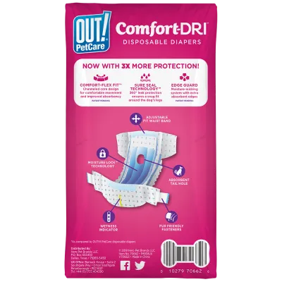Одноразові підгузки для сук Comfort-Dri