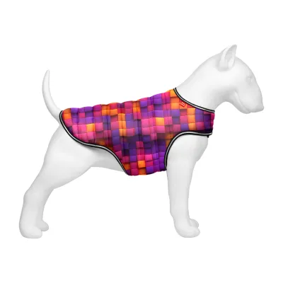 Курточка-накидка для собак WAUDOG Clothes, рисунок "Куби 3D", M, А 37 см, B 52-62 см, С 36-47 см